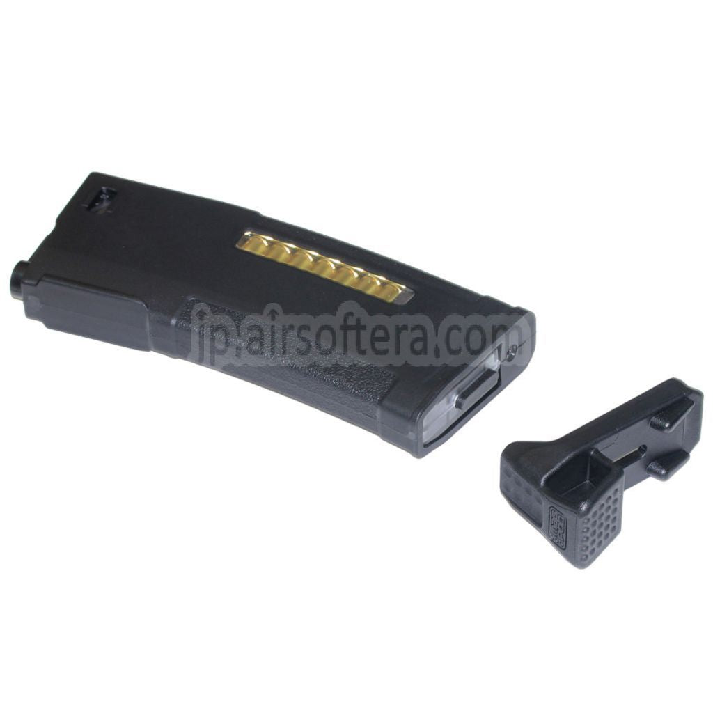 PTS 150発ミッドキャップ強化ポリマーマガジン（MAGPODベースプレート付き）M4 M16シリーズAEGライフル対応 エアソフトガン ブラック