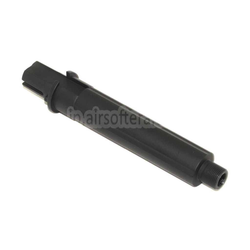 APS 5.375インチ/5.875インチ スタビーアウターバレル - 14mm逆ネジ 反時計回りネジ APS ASRシリーズ M4/M16 AEGライフル対応 ブラック