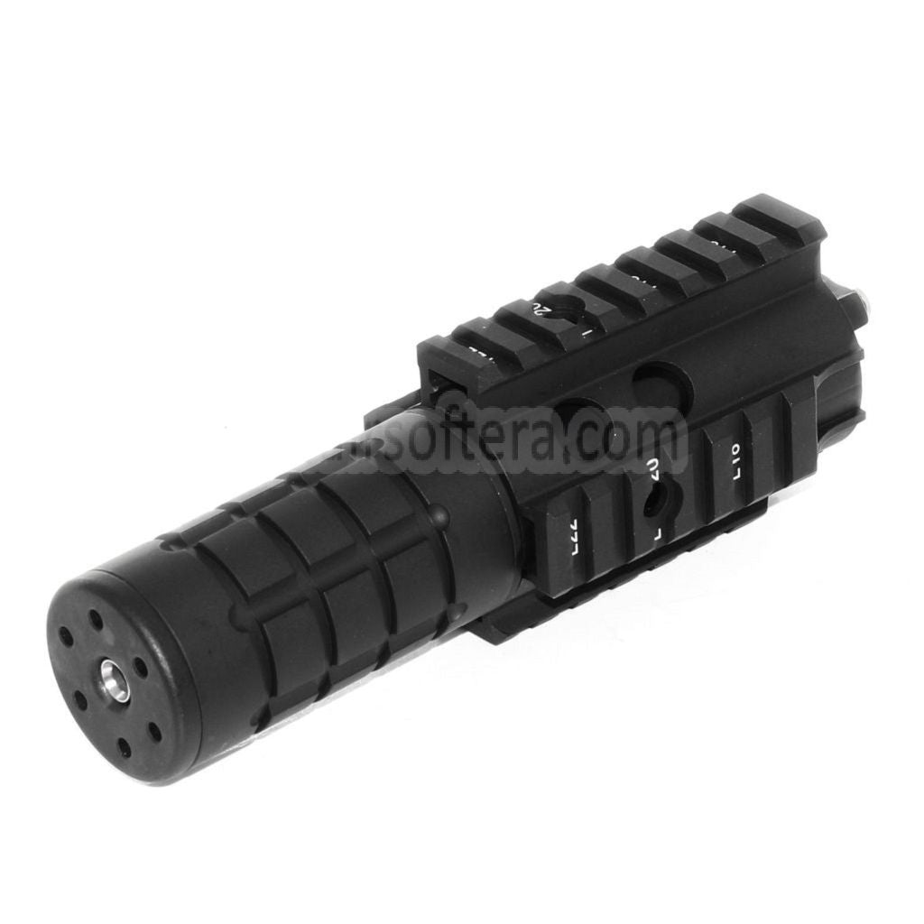 APS 166mm ミニパトリオットフロントキット アウターバレル フリーフロートハンドガードレールシステム APS ASR 東京マルイ M4 M16 シリーズ AEG ライフル エアガン ブラックに適合