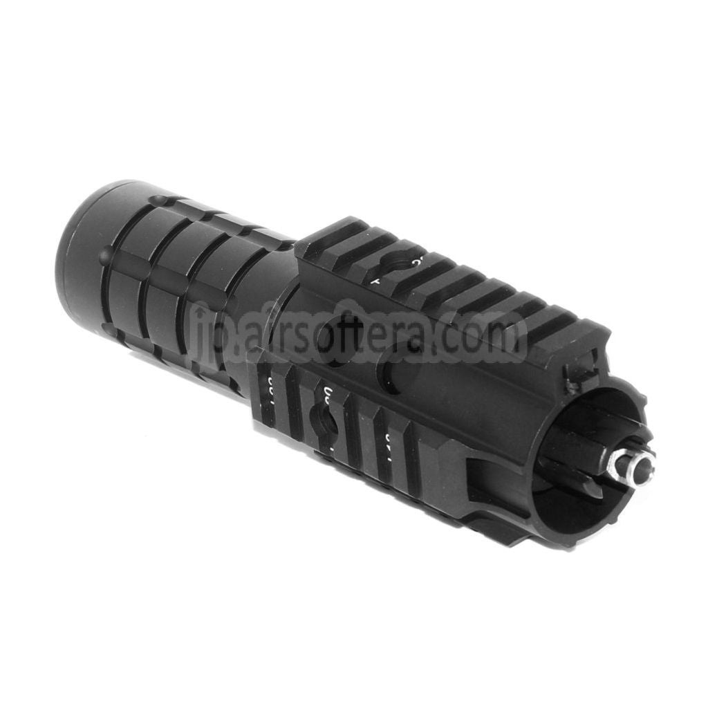 APS 166mm ミニパトリオットフロントキット アウターバレル フリーフロートハンドガードレールシステム APS ASR 東京マルイ M4 M16 シリーズ AEG ライフル エアガン ブラックに適合