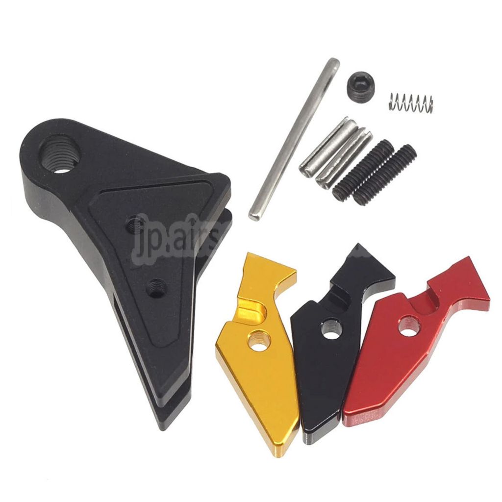 Guns Modify GM SAフラット 6061アルミ製調整式トリガー 東京マルイ G17シリーズ GBBピストル対応 エアソフトガン