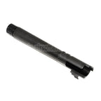 AIP 123mm/127mm スレッドアウターバレル アダプター&カバー付き 東京マルイ HI-CAPA 5.1 GBBピストル対応 ブラック
