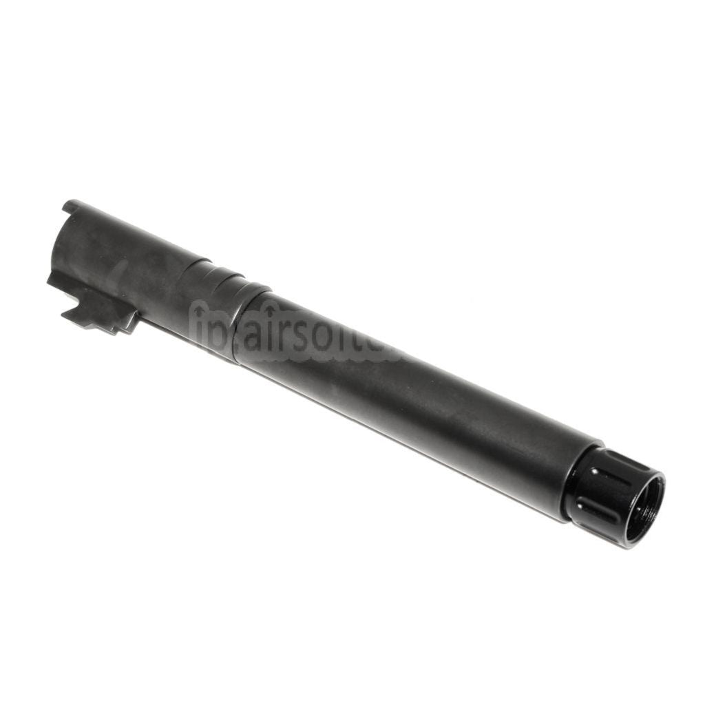 AIP 123mm/127mm スレッドアウターバレル アダプター&カバー付き 東京マルイ HI-CAPA 5.1 GBBピストル対応 ブラック