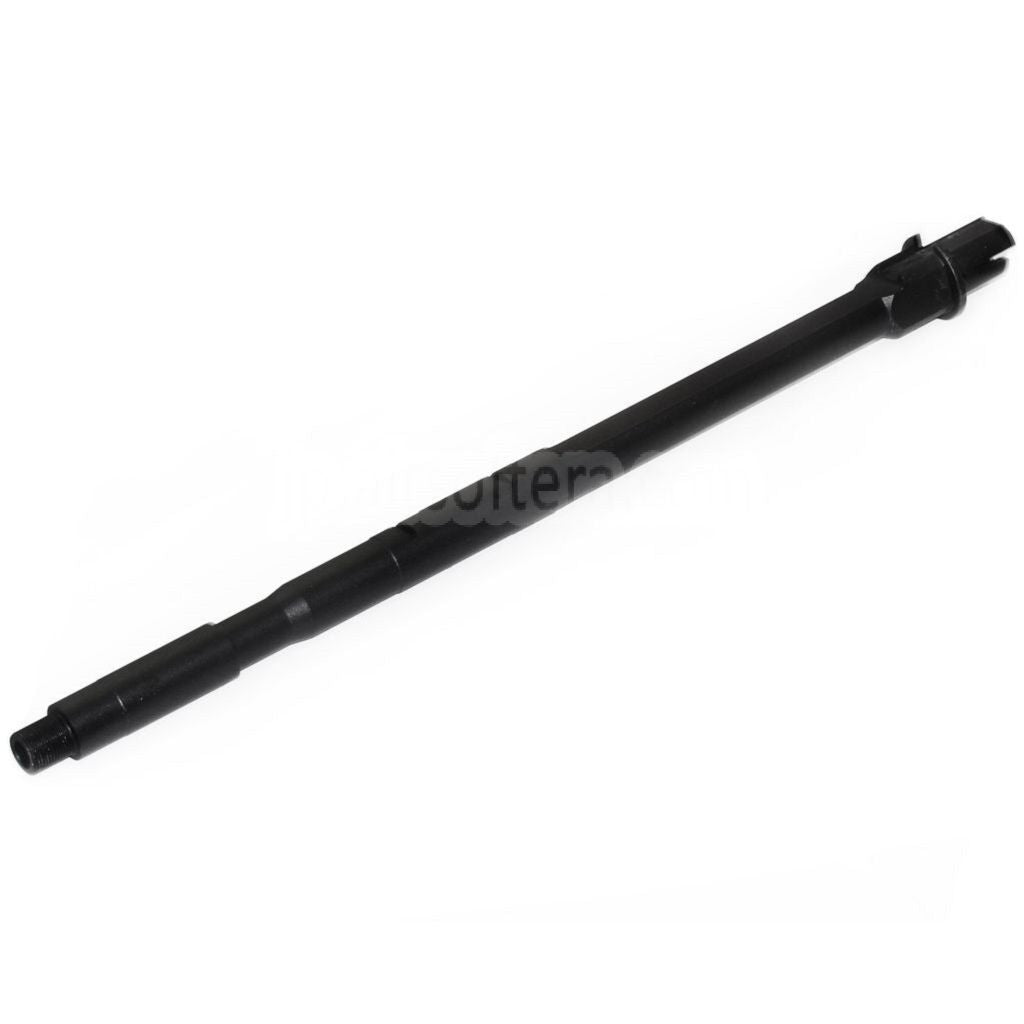BATTLEAXE 360mm/375mm M4A1 アウターバレル -14mm逆ネジ M4 M16 電動ガンライフル対応 エアソフトガン ブラック