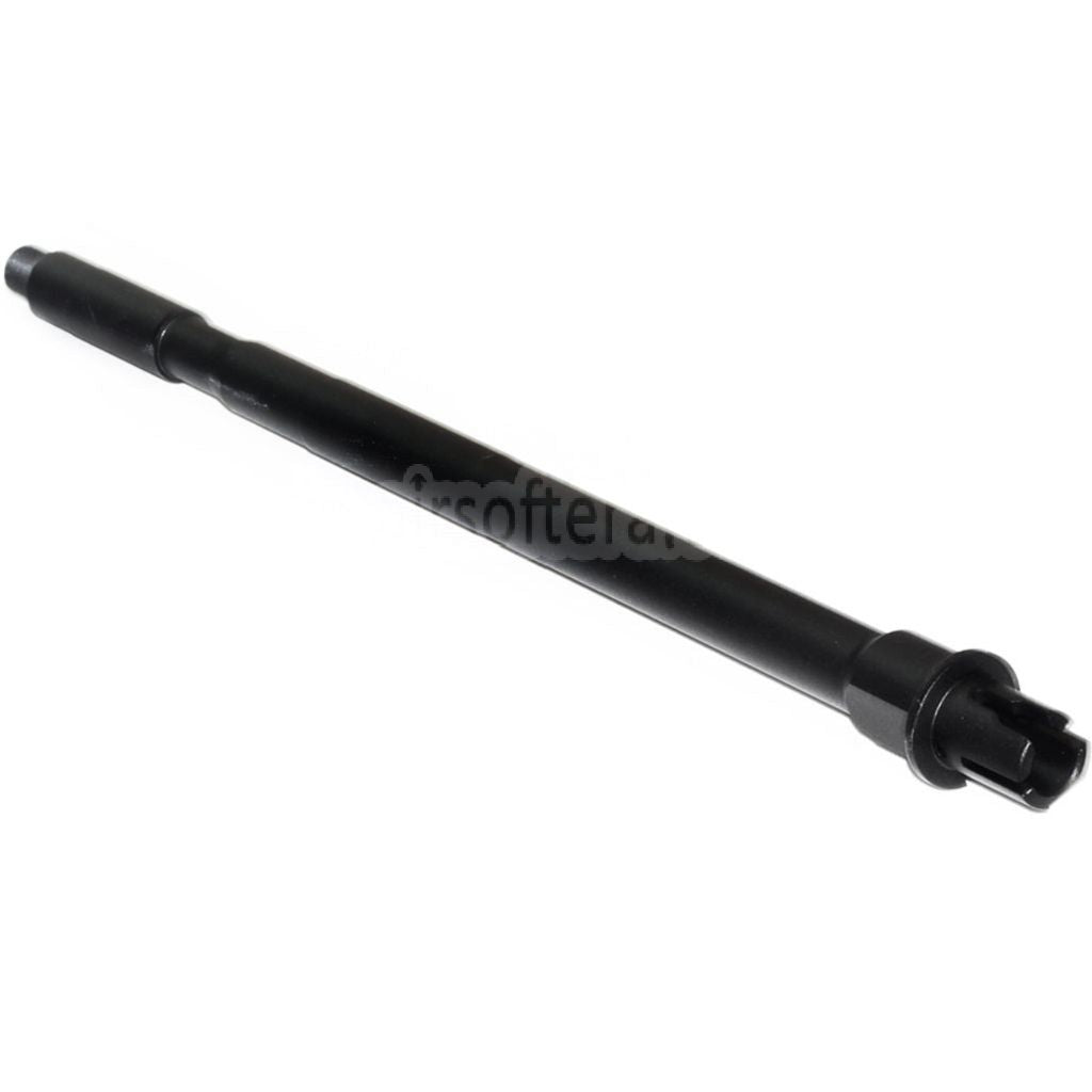 BATTLEAXE 360mm/375mm M4A1 アウターバレル -14mm逆ネジ M4 M16 電動ガンライフル対応 エアソフトガン ブラック