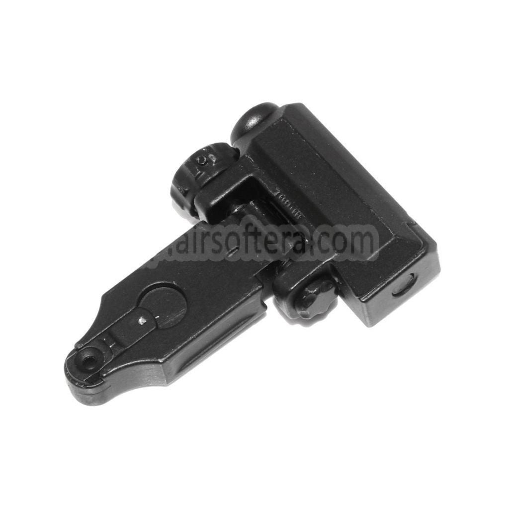 STスタイル フリップアップ式 折りたたみ式リアサイト（20mmピカティニーレールライフル対応）