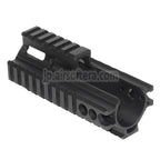 CNCアルミ製 125mm 4面レールハンドガードレールシステム DOUBLE BELL BY-805 VFC WE-Tech 東京マルイ SCARシリーズ AEG GBBライフルに適合