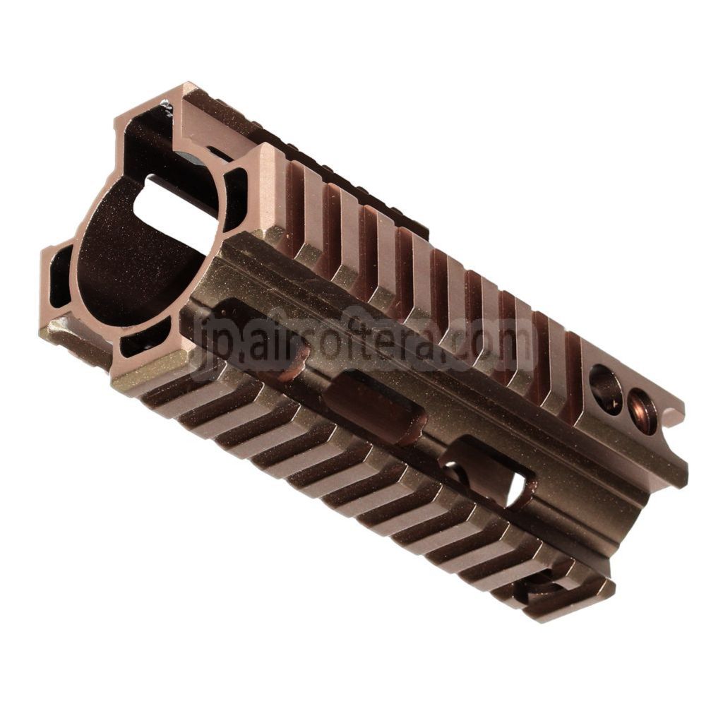 CNCアルミ製 125mm 4面レールハンドガードレールシステム DOUBLE BELL BY-805 VFC WE-Tech 東京マルイ SCARシリーズ AEG GBBライフルに適合