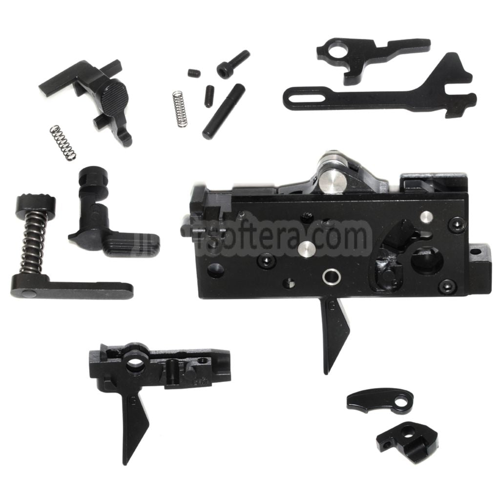 Guns Modify EVO ドロップイン CNC フルスチール 下部パーツ Gスタイル トリガーセット GM 東京マルイ M4 シリーズ MWS GBB ライフル エアソフトガンに適合