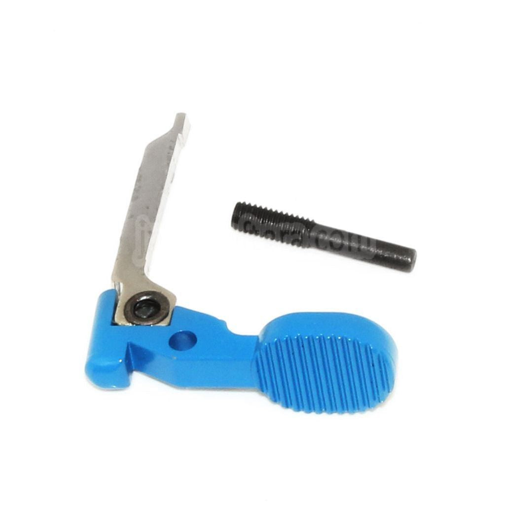 APS ボルトリリースキャッチ APS EMG F1 FIREARMS M4 M16シリーズ AEGライフル エアソフトガン用 ブルー