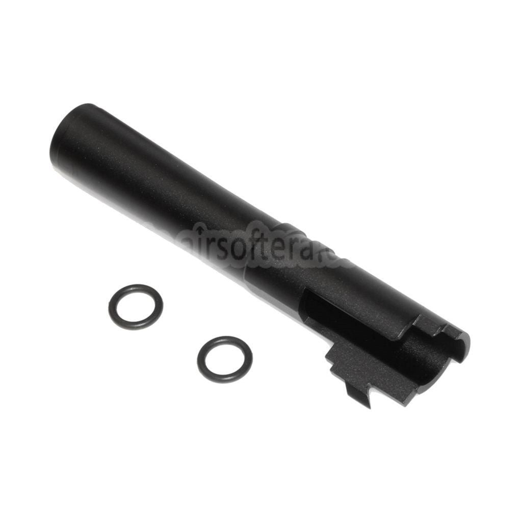 5KU 4.3インチ CNC アルミアウターバレル +11mm CW 東京マルイ HI-CAPA 4.3 GBB ピストル エアソフト