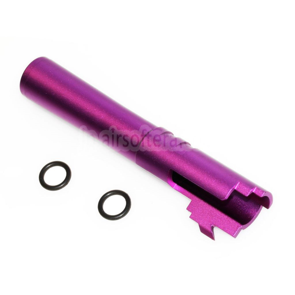 5KU 4.3インチ CNC アルミアウターバレル +11mm CW 東京マルイ HI-CAPA 4.3 GBB ピストル エアソフト