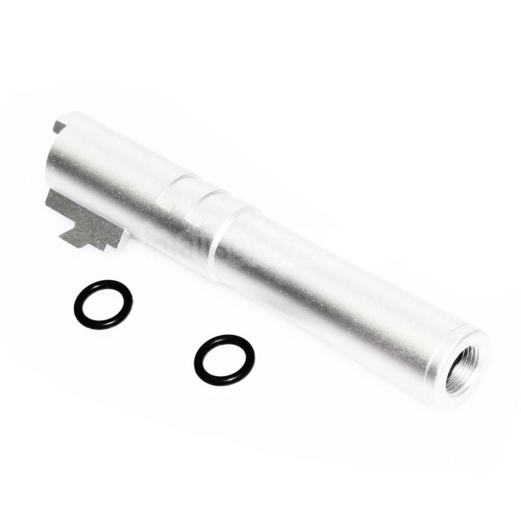 5KU 4.3インチ CNC アルミアウターバレル +11mm CW 東京マルイ HI-CAPA 4.3 GBB ピストル エアソフト