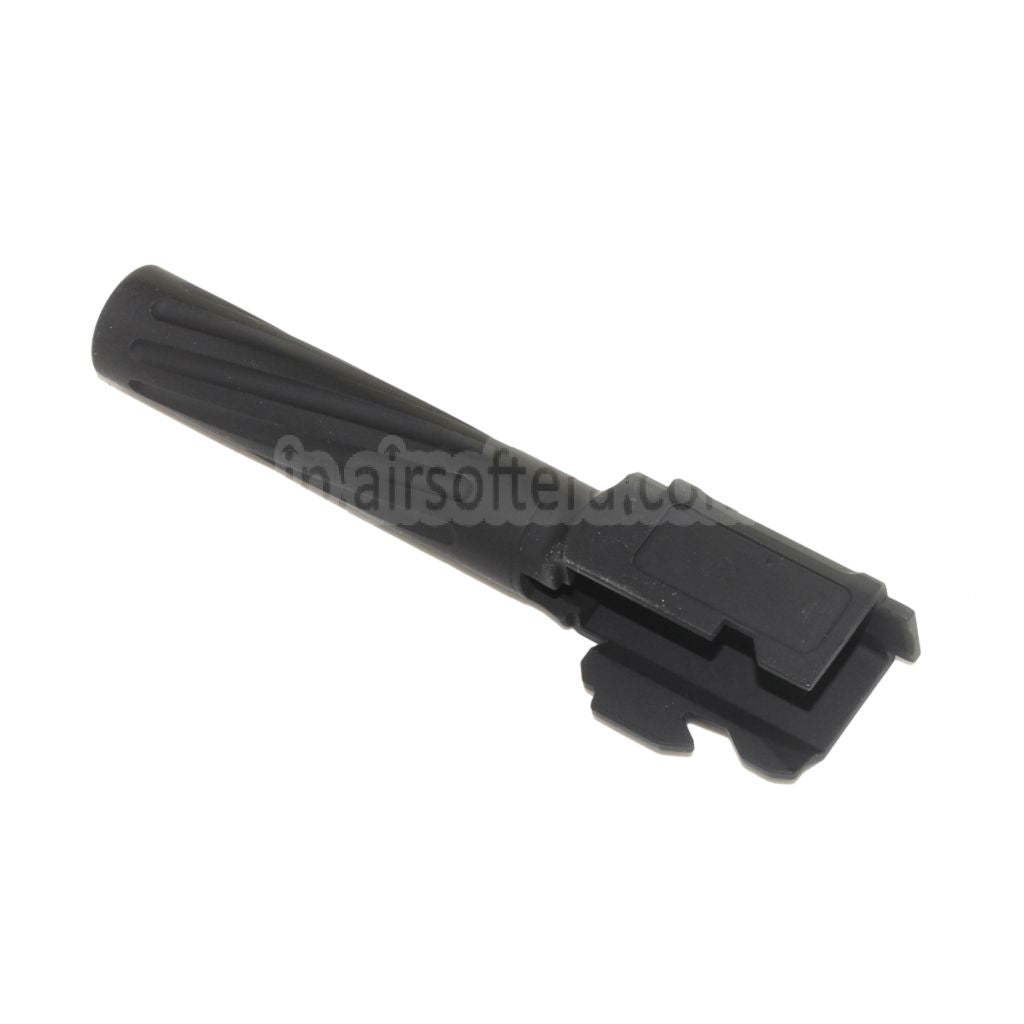 APS EMG 98mm/112mm フルートスパイラルアウターバレル +12mm CW APS EMG F1 FIREARMS BSFシリーズ GBBピストル エアソフトガン ブラックに適合
