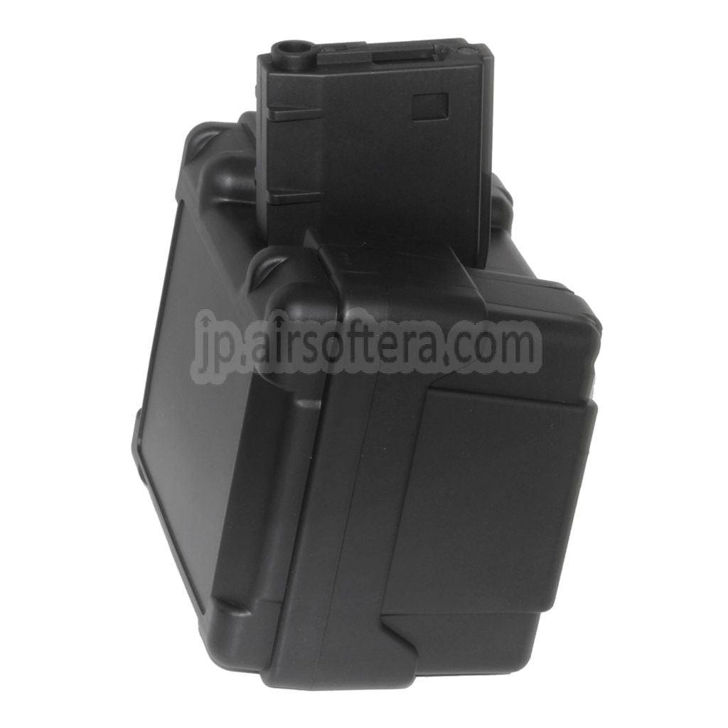 2600発電動ドラムマガジン M4 M16シリーズAEGライフル対応 ブラック