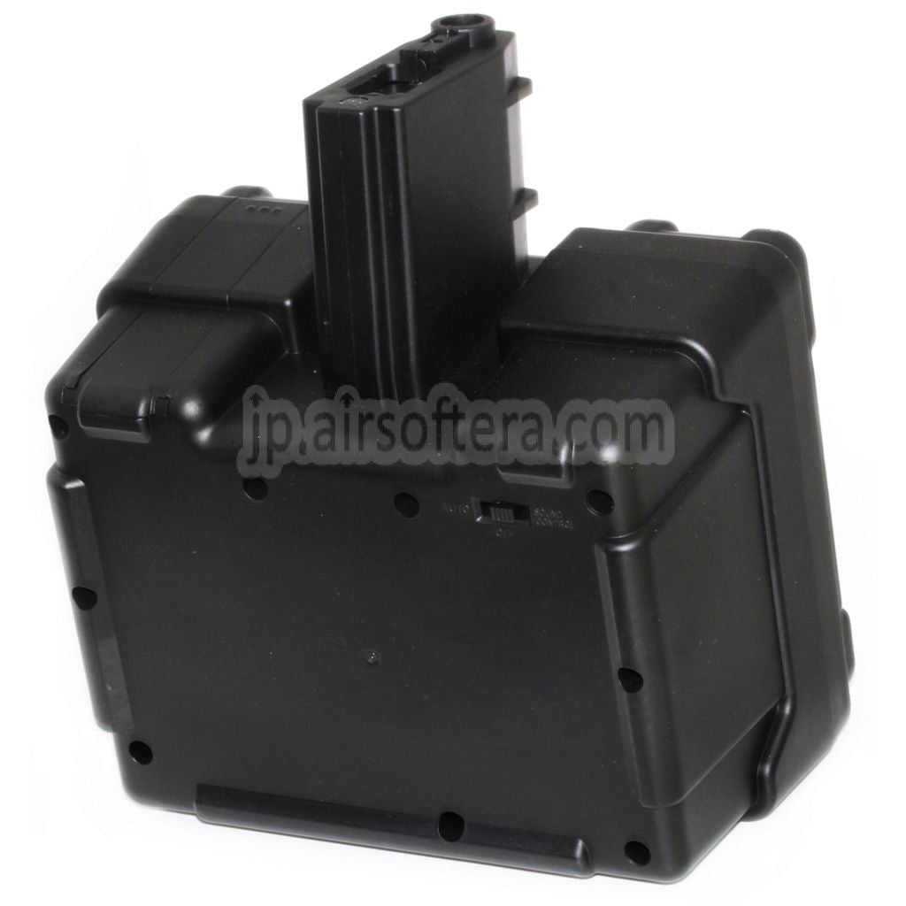 2600発電動ドラムマガジン M4 M16シリーズAEGライフル対応 ブラック