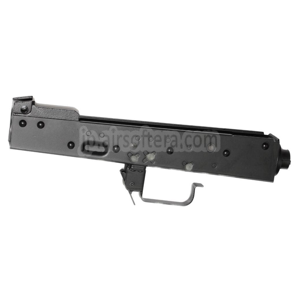 GOLDEN EAGLE メタルボディ AKMレシーバー M4ストックチューブアダプター付き JG GOLDEN EAGLE 6831 AKシリーズ電動ガンライフル対応 ブラック