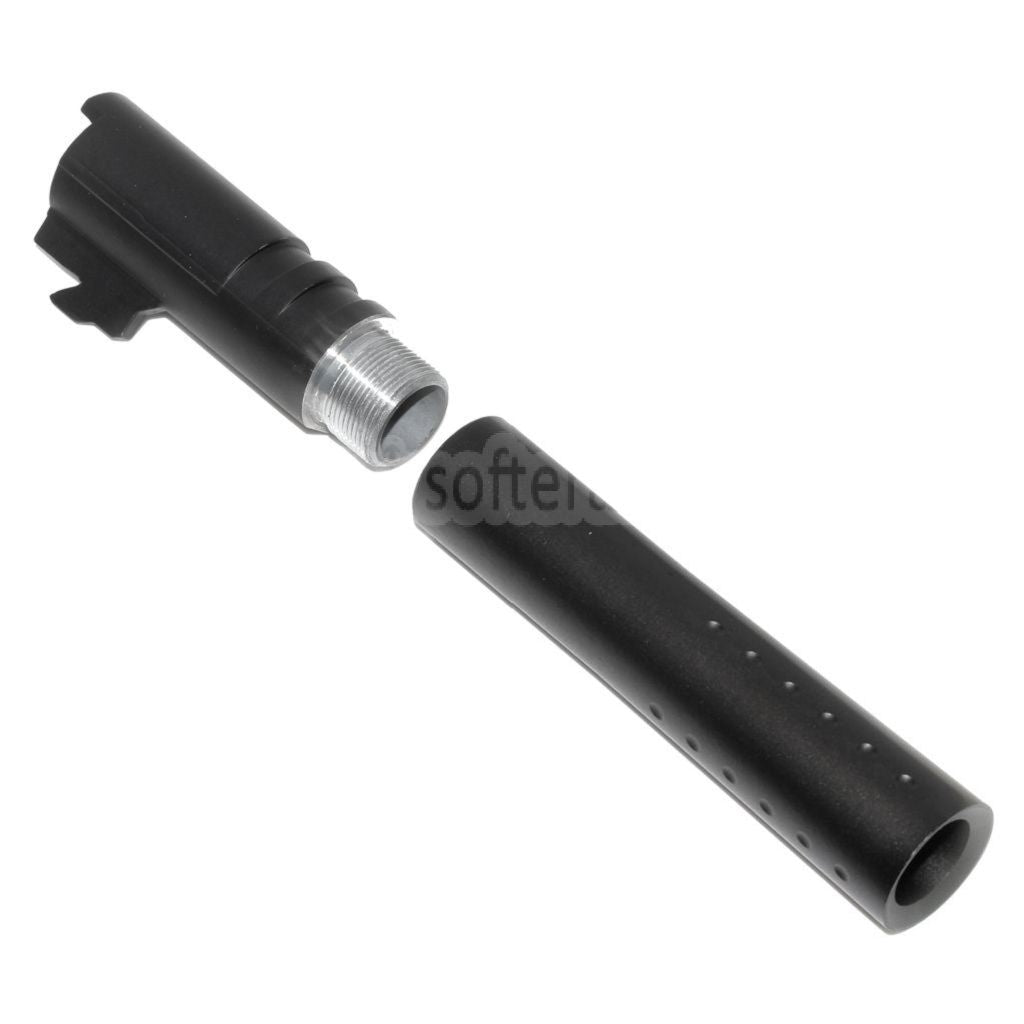 DOUBLE BELL 124mm/128mm V12スタイル アウターバレルセット DOUBLE BELL ARMY 東京マルイ 1911 GBBピストル エアソフトガン対応
