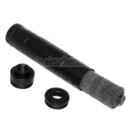 DOUBLE BELL 155mm x 32mm サプレッサー サイレンサー -14mm CCW 反時計回りネジ ライフル用 エアソフトガン ブラック