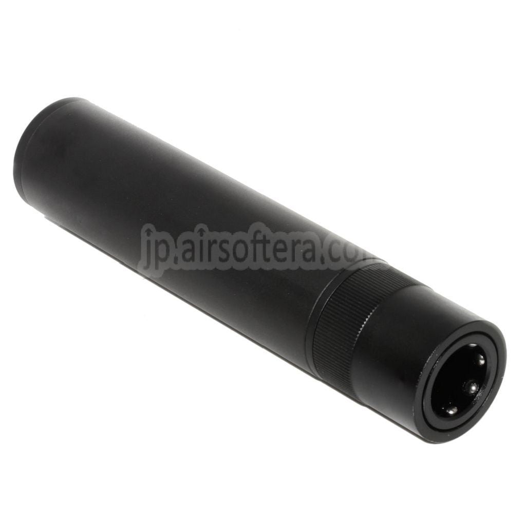 DOUBLE BELL 176mm x 38mm クイックリリース ボールベアリング QD サプレッサー サイレンサー（ブラック）