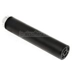 DOUBLE BELL 198mm/204mm x 43mm サプレッサー サイレンサー（-14mm CCW 反時計回りネジ ライフル エアガン）ブラック/シルバー