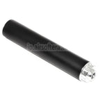 DOUBLE BELL 198mm/204mm x 43mm サプレッサー サイレンサー（-14mm CCW 反時計回りネジ ライフル エアガン）ブラック/シルバー