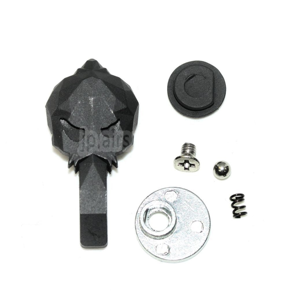 APS スカル アンビデキストラス ファイアセレクター（ロングタイプ）APS ASR PER M4 M16 AEGライフルに適合 エアソフト