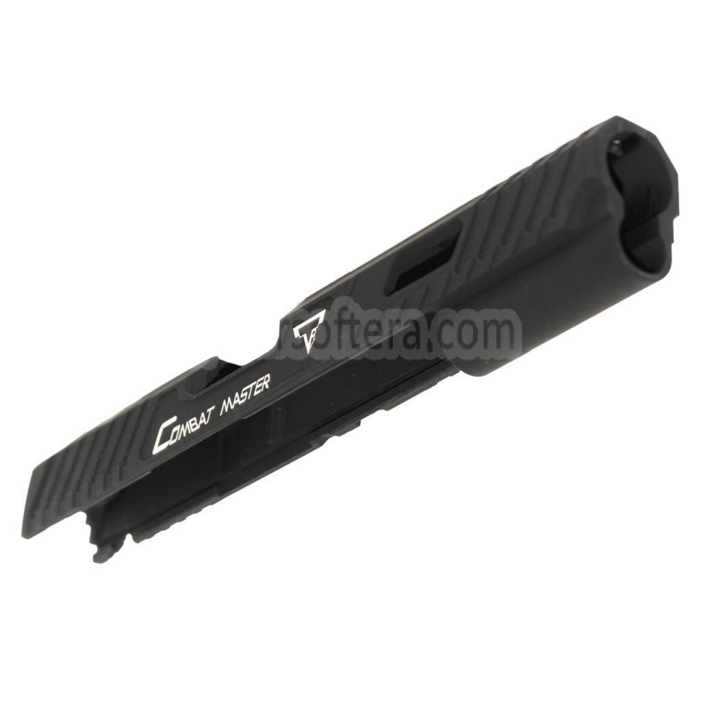 ARMY ARMAMENT 200mm メタルスライド ARMY R601 TTI COMBAT MASTER 東京マルイ HI-CAPA GBBピストル用 ブラック