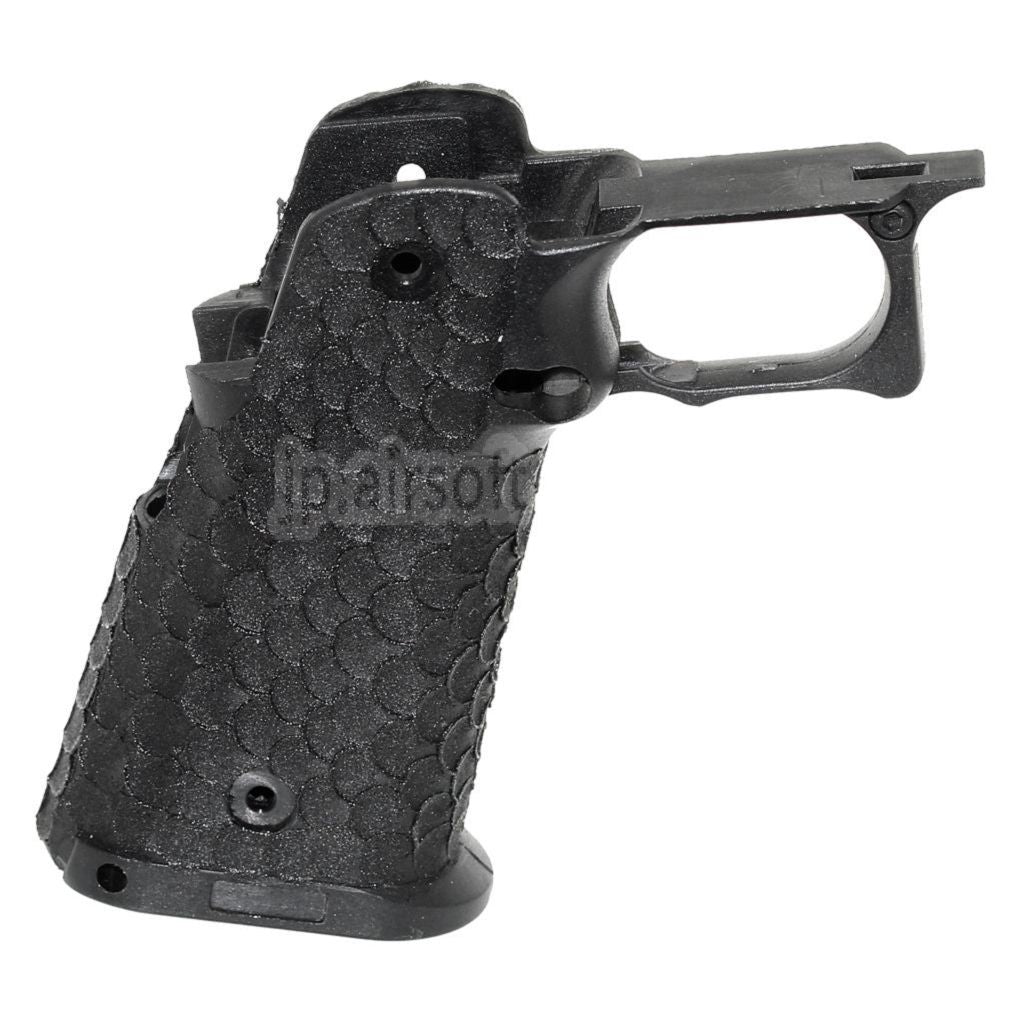 ARMY ARMAMENT フィッシュスケール スティップル ピストルグリップ ARMY R601 TTI COMBAT MASTER EMG AW WE 東京マルイ HI-CAPAシリーズ GBBピストル用 ブラック