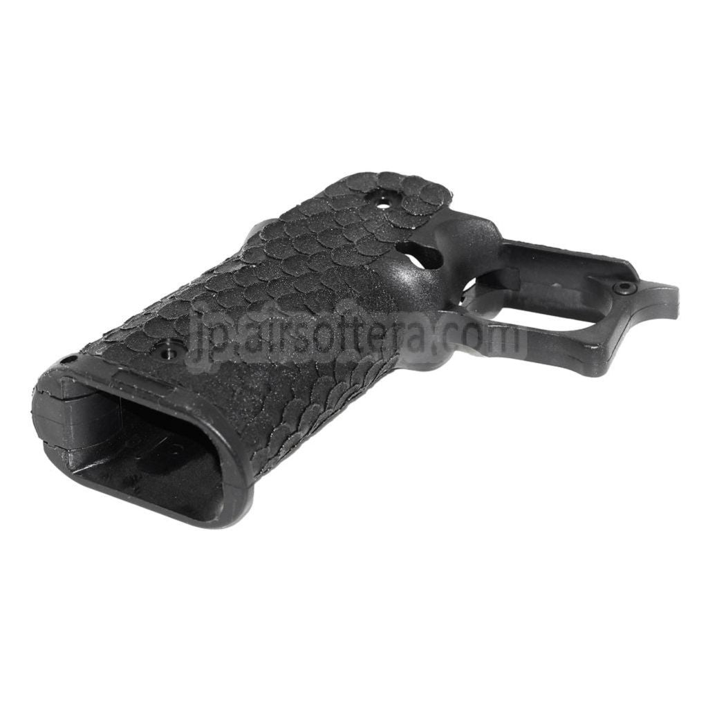 ARMY ARMAMENT フィッシュスケール スティップル ピストルグリップ ARMY R601 TTI COMBAT MASTER EMG AW WE 東京マルイ HI-CAPAシリーズ GBBピストル用 ブラック