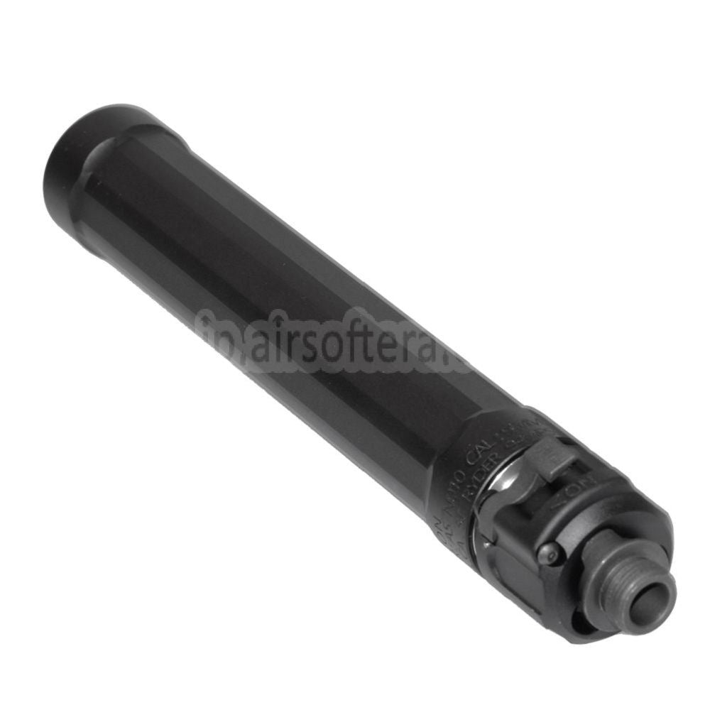 5KU 187mm ライダー9 MP5 サプレッサー サイレンサー +14mm 時計回りネジ フラッシュハイダー付き CYMA MP5シリーズ AEG SMGライフル エアガン