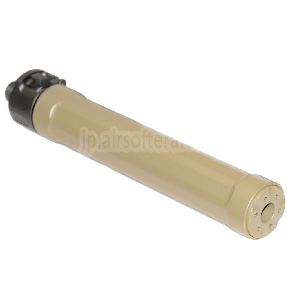 5KU 187mm ライダー9 MP5 サプレッサー サイレンサー +14mm 時計回りネジ フラッシュハイダー付き CYMA MP5シリーズ AEG SMGライフル エアガン