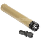 5KU 187mm ライダー9 MP5 サプレッサー サイレンサー +14mm 時計回りネジ フラッシュハイダー付き WE (WE-TECH) MP5シリーズ AEG SMGライフル エアガン