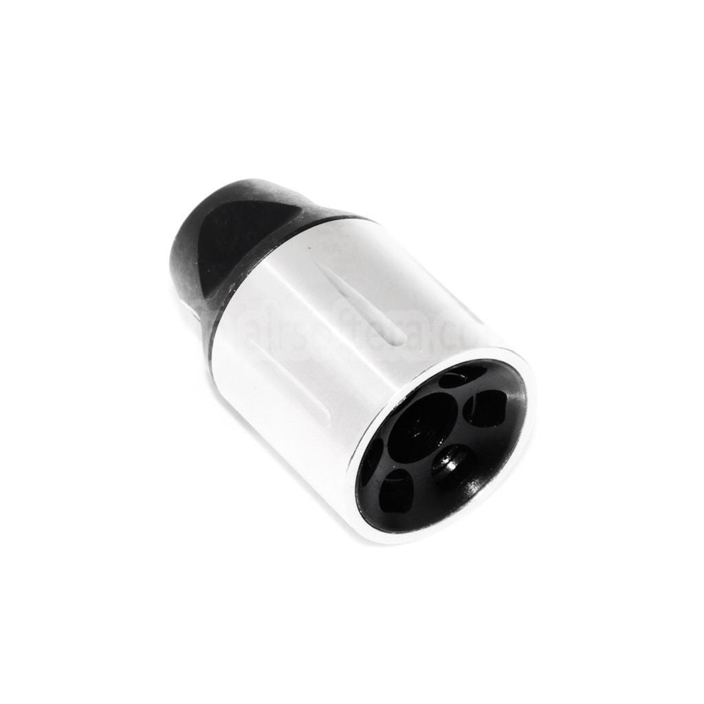 5KU 51mm SLRスタイル フラッシュハイダー -14mm CCW 反時計回りネジバレルライフル用 エアソフト