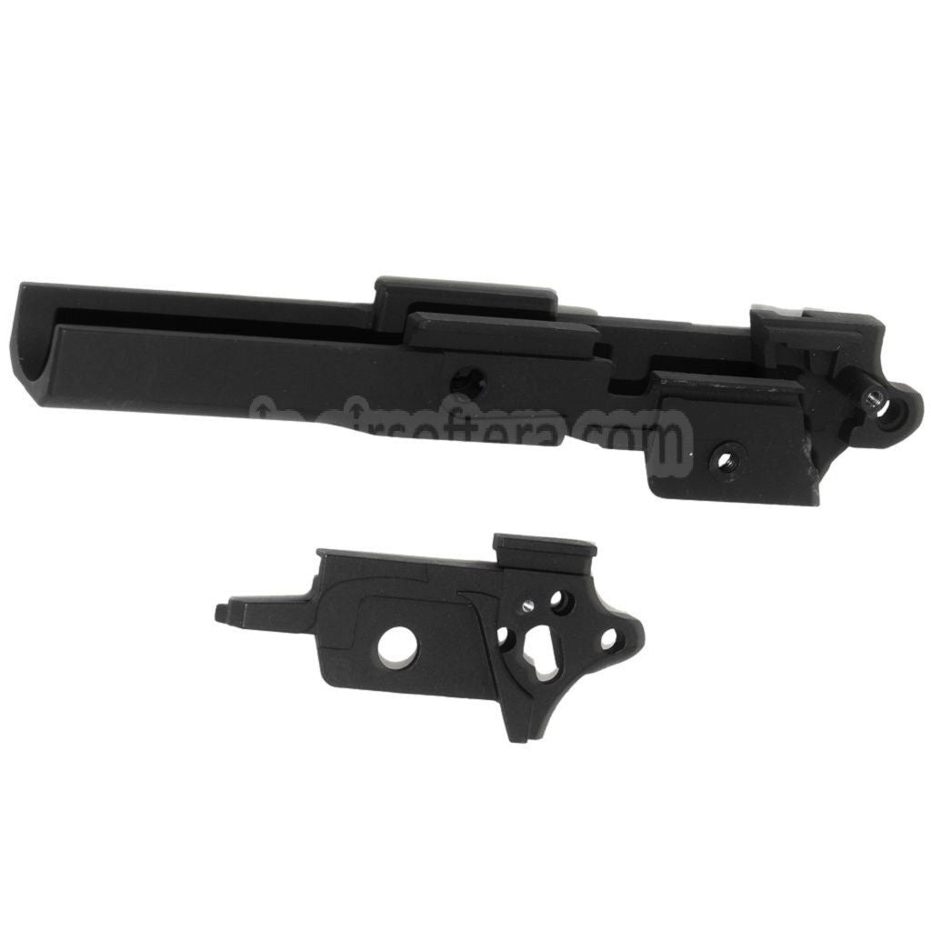 E&C ミドルフレーム E&C 東京マルイ HI-CAPA 5.1シリーズ GBBピストル エアソフトガン対応 ブラック