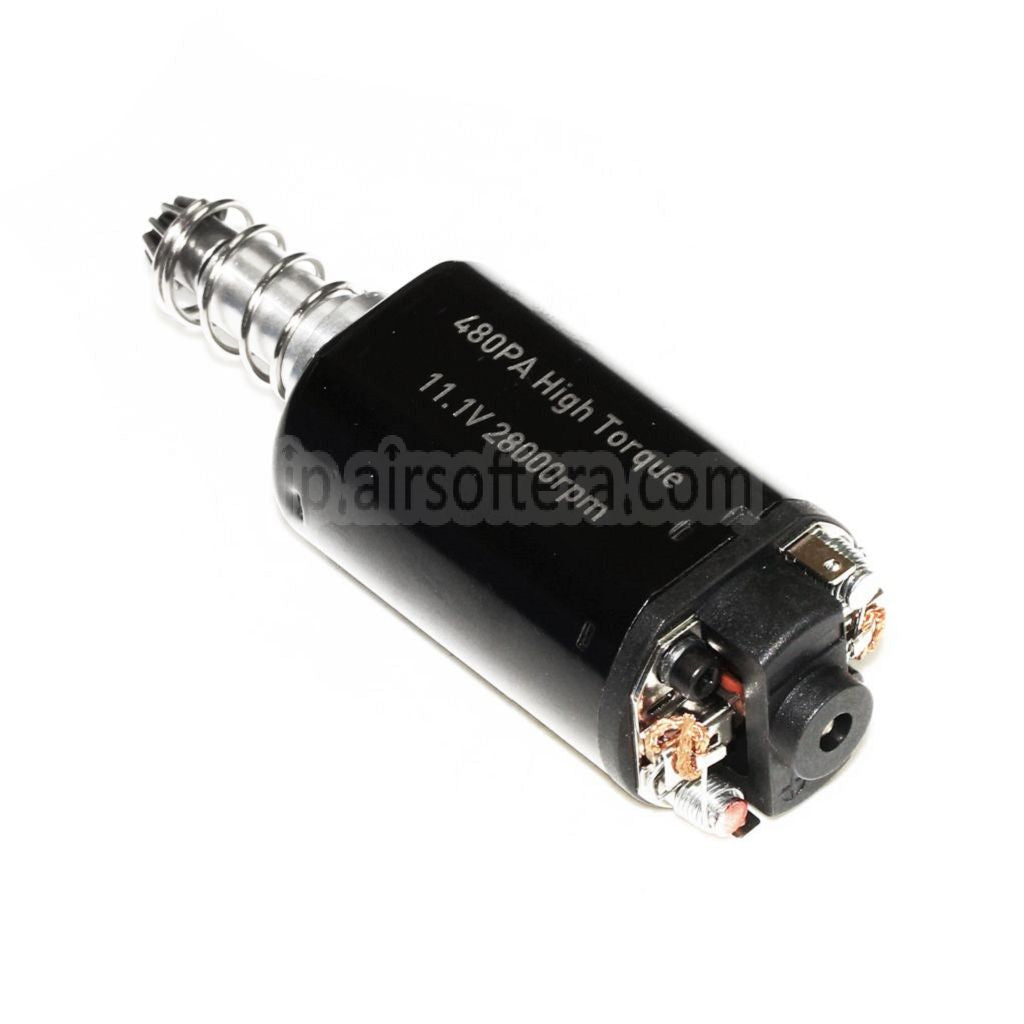 SOLINK 超高トルクモーター（ロングアクスル）11.1V 28000RPM M4 M16 MP5 G3 P90シリーズ V2ギアボックス AEGライフル エアソフトガンに適合