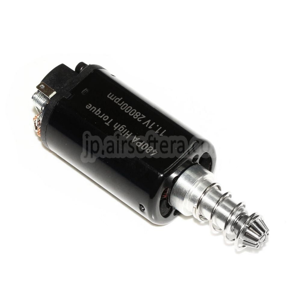 SOLINK 超高トルクモーター（ロングアクスル）11.1V 28000RPM M4 M16 MP5 G3 P90シリーズ V2ギアボックス AEGライフル エアソフトガンに適合