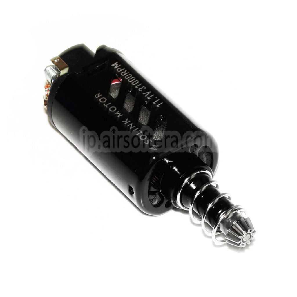 SOLINK 超高トルクモーター ネオジム磁石 (ロングアクスル) 11.1V 31000RPM M4 M16 MP5 G3 P90 シリーズ V2 ギアボックス AEG ライフル エアガンに最適