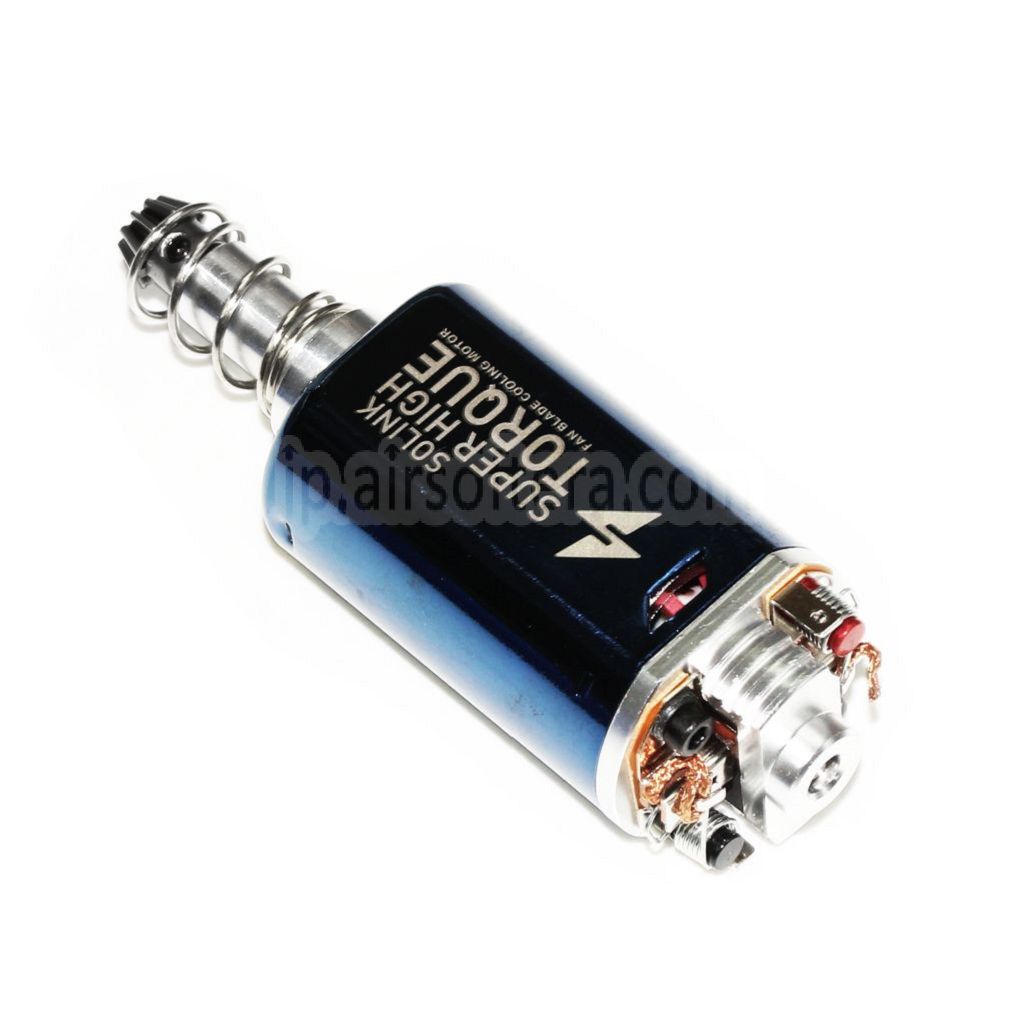 SOLINK 超高トルクモーター（ロングアクスル）11.1V 32000RPM M4 M16 MP5 G3 P90シリーズ V2ギアボックス AEGライフル エアソフトガンに適合