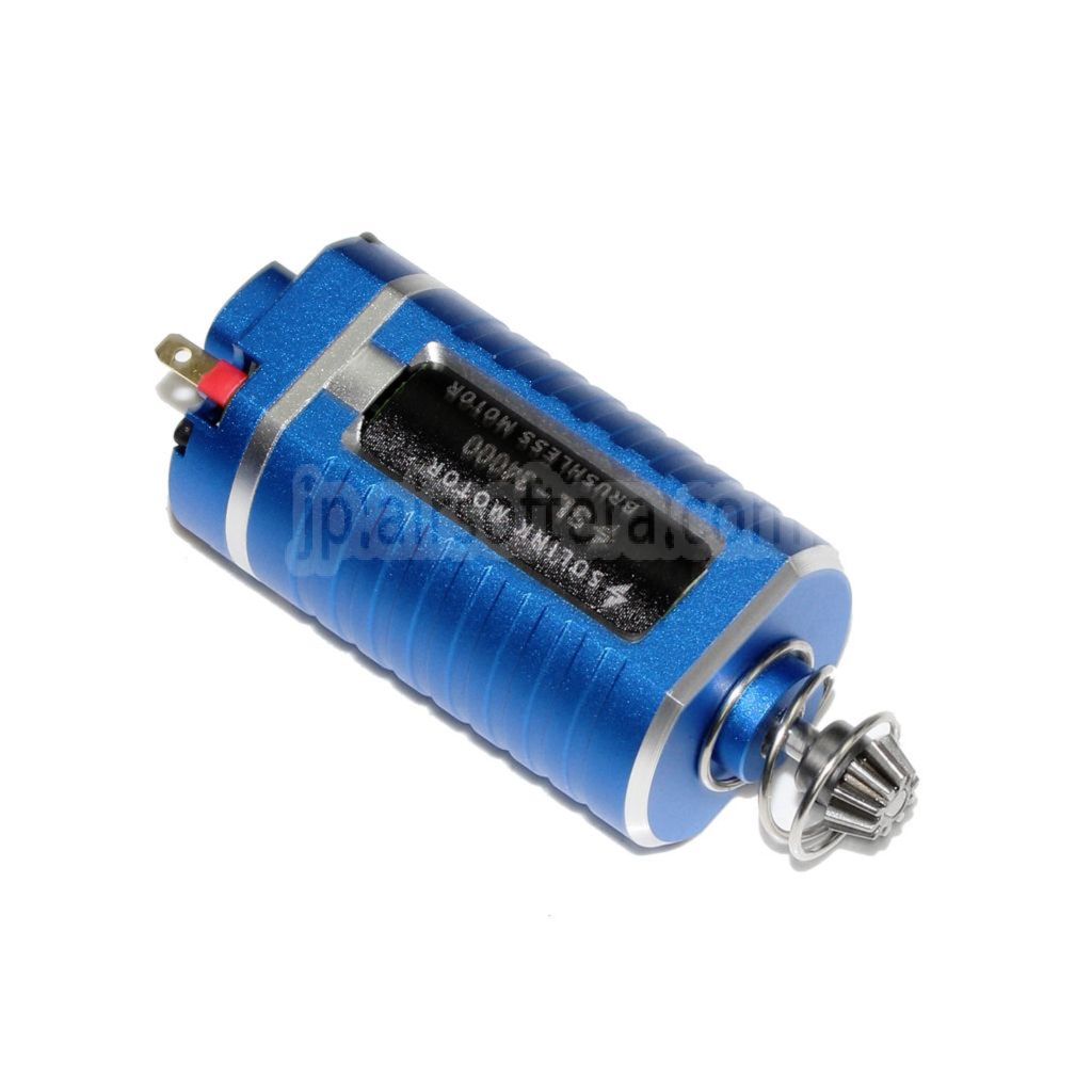 SOLINK SX-1 アドバンスドブラシレス超高速モーター（ショートアクスル）11.1V 34000RPM G36 AK47 AK74 AUG Thompsonシリーズ V3ギアボックス AEGライフル エアソフトガンに適合