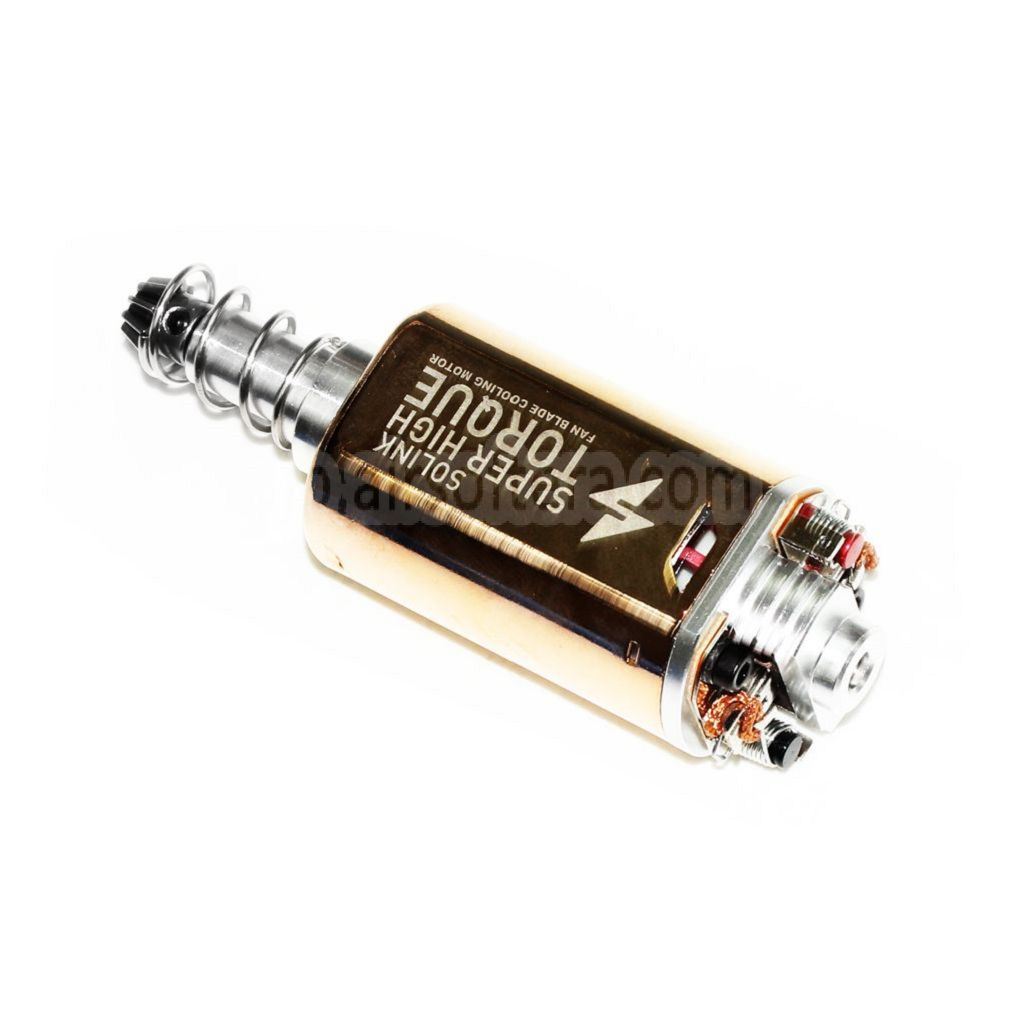 SOLINK 超高トルクモーター（ロングアクスル）11.1V 36000RPM M4 M16 MP5 G3 P90シリーズ V2ギアボックス AEGライフル エアソフトガンに適合