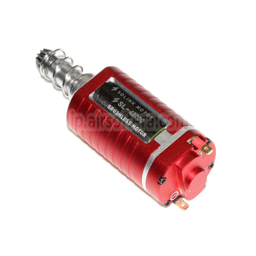 SOLINK SX-1 アドバンスドブラシレス超高速モーター（ロングアクスル）11.1V 48000RPM M4 M16 MP5 G3 P90シリーズ V2ギアボックス AEGライフル エアソフトガンに適合