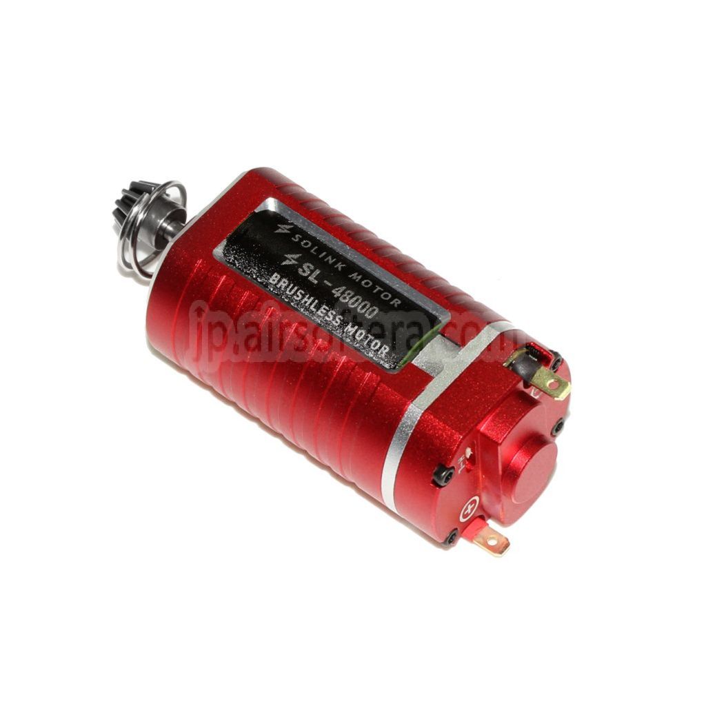SOLINK SX-1 アドバンスドブラシレス超高速モーター高速モーター（ショートアクスル）11.1V 48000RPM G36 AK47 AK74 AUG Thompsonシリーズ V3ギアボックス AEGライフル エアガンに適合