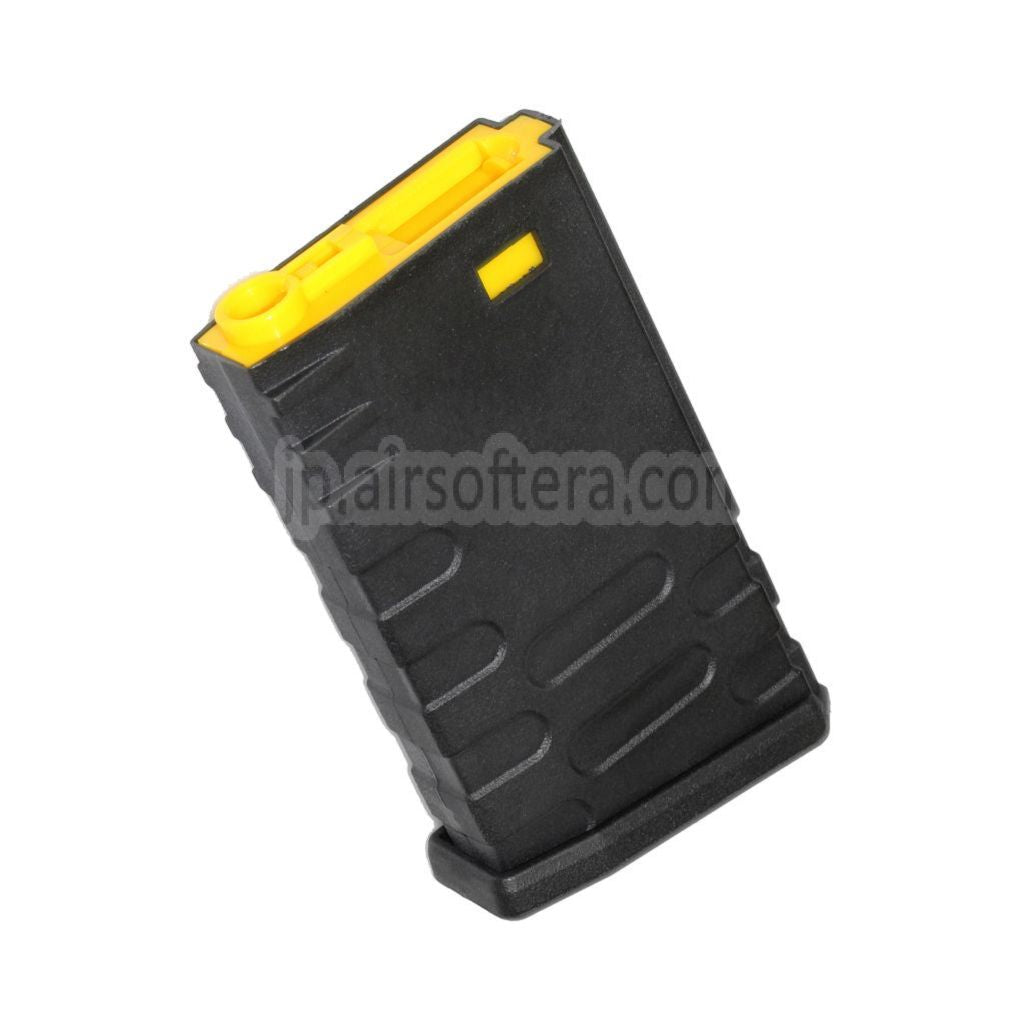 APS 190発ポリマー製 M16VN ハイキャップマガジン カラーコア M4 M16シリーズ AEGライフル エアガン ブラック/イエロー