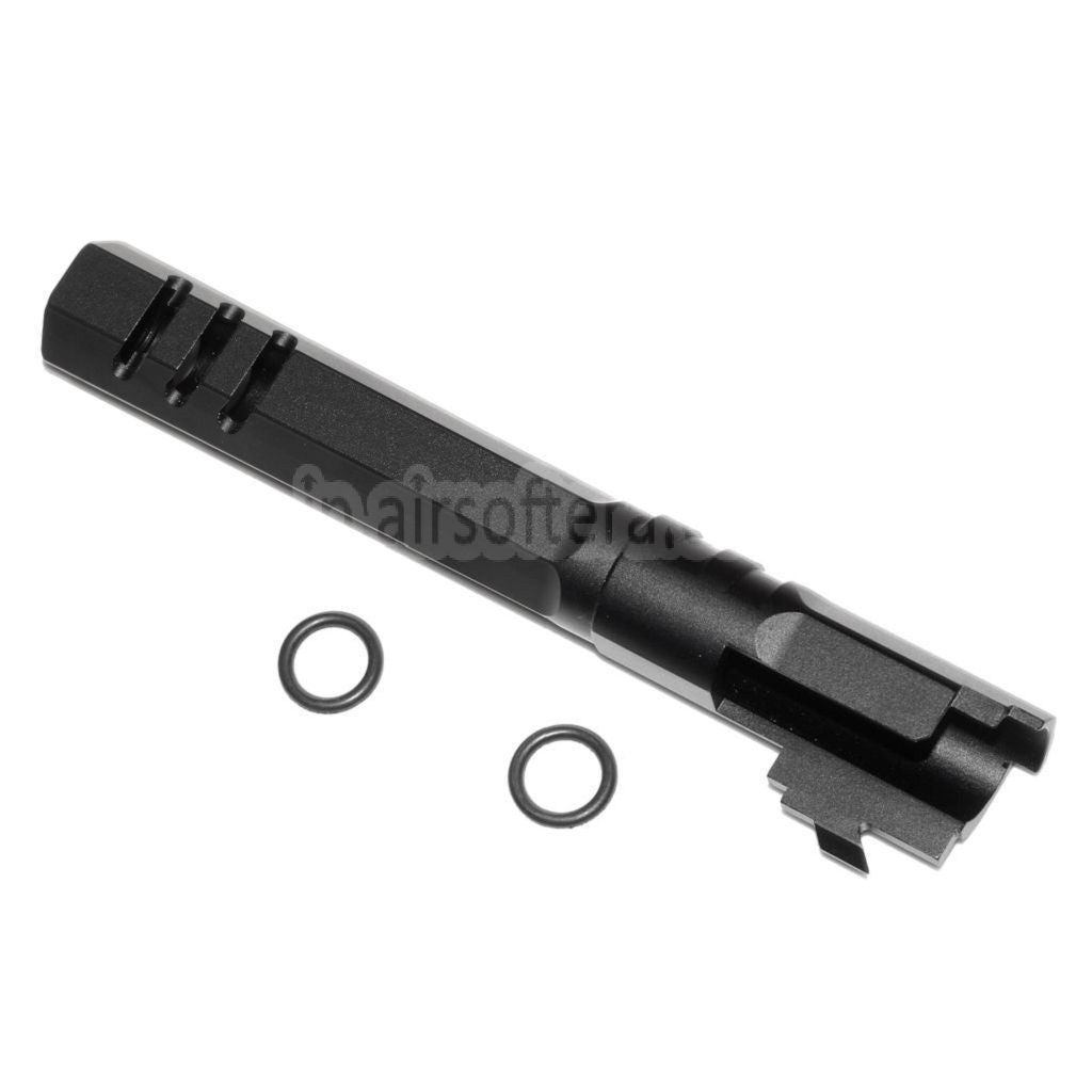 5KU 5インチ 123/127mm CNC 六角形アウターバレル +11mm CW ARMORER WORKS AW WE-TECH 東京マルイ HI-CAPA 5.1 GBB ピストル エアソフト