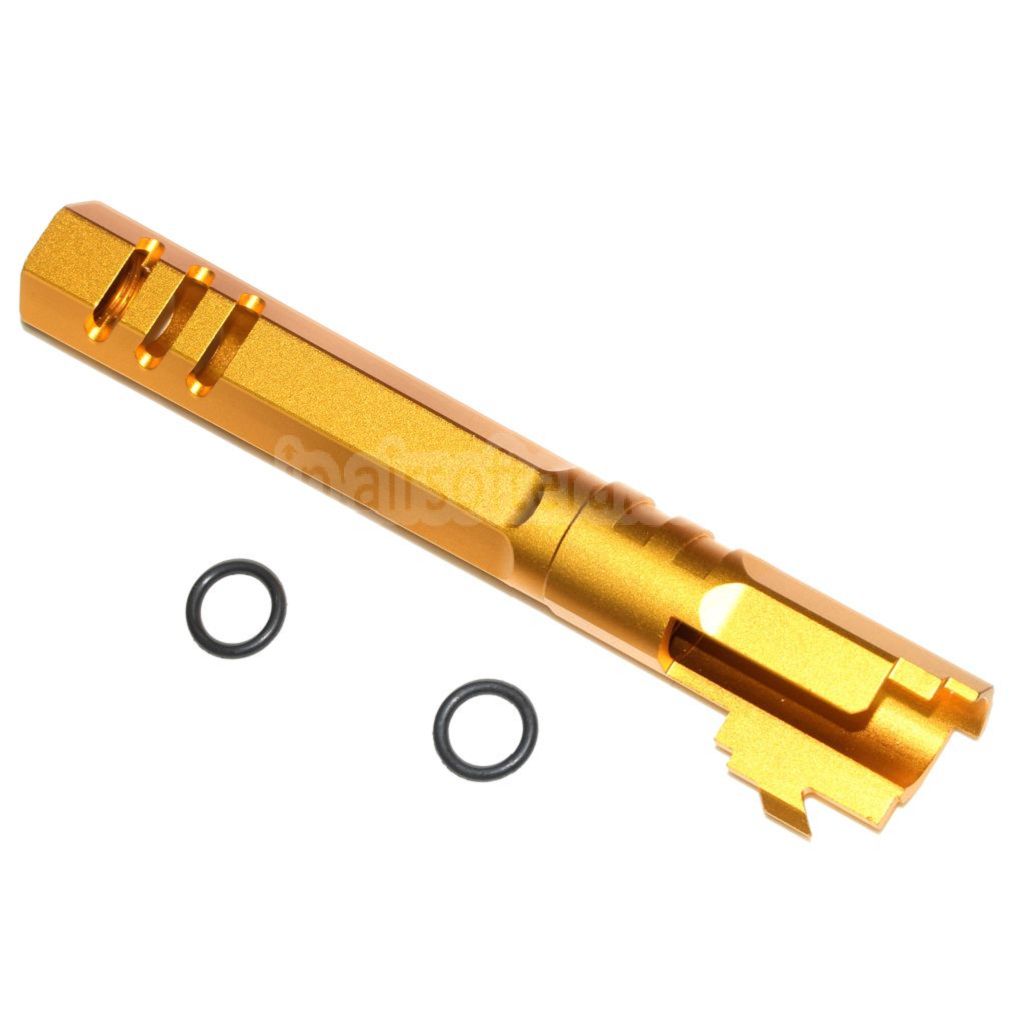 5KU 5インチ 123/127mm CNC 六角形アウターバレル +11mm CW ARMORER WORKS AW WE-TECH 東京マルイ HI-CAPA 5.1 GBB ピストル エアソフト
