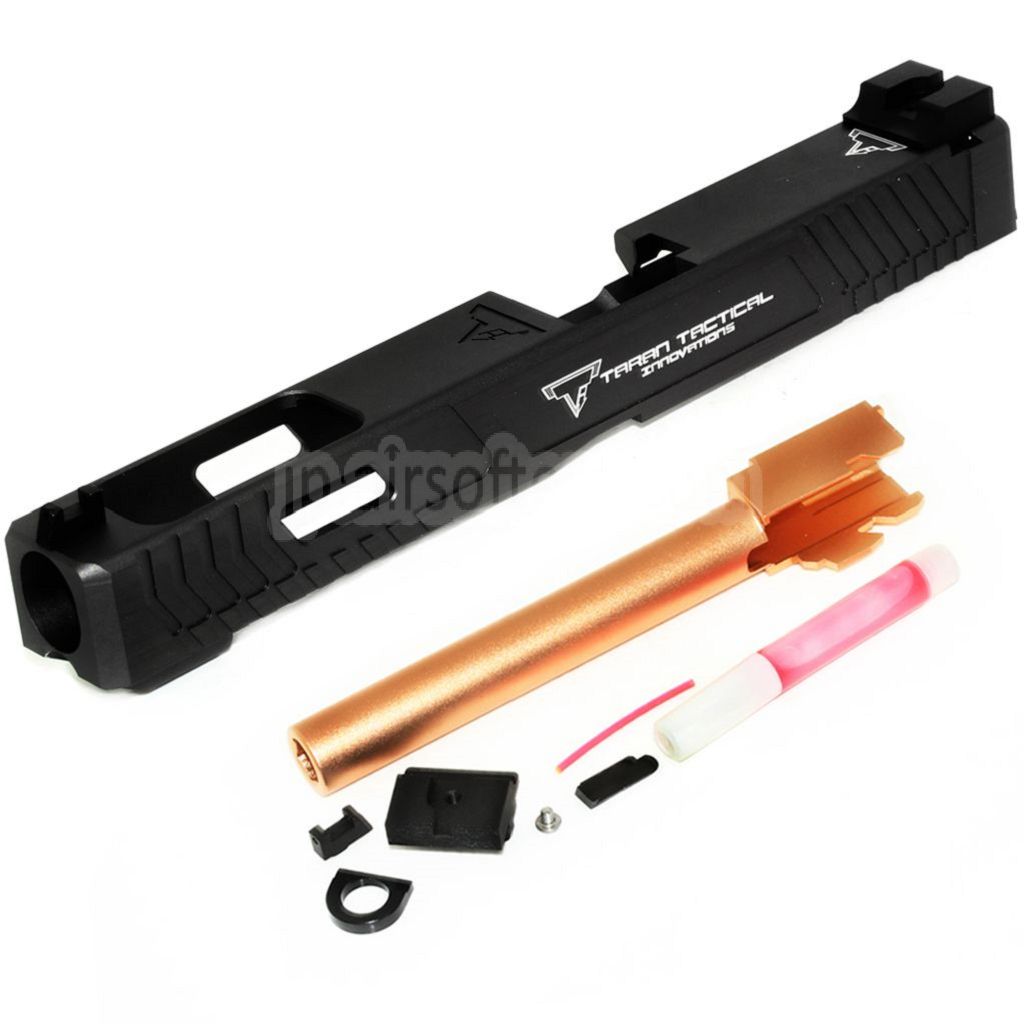 5KU TTI COMBAT MASTER CNC G34 バレルスライドセット 東京マルイ G17シリーズ GBBピストル対応 チャコールグレー