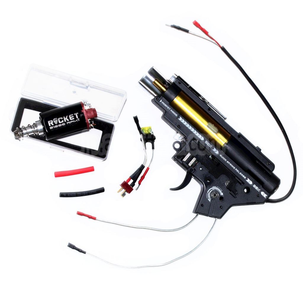 APS Rocket Edge II 8mm ハイサイクル バージョン2 V2ギアボックス APS ASR 東京マルイ M4 M16シリーズ AEGライフル エアソフトガン対応 リアワイヤード