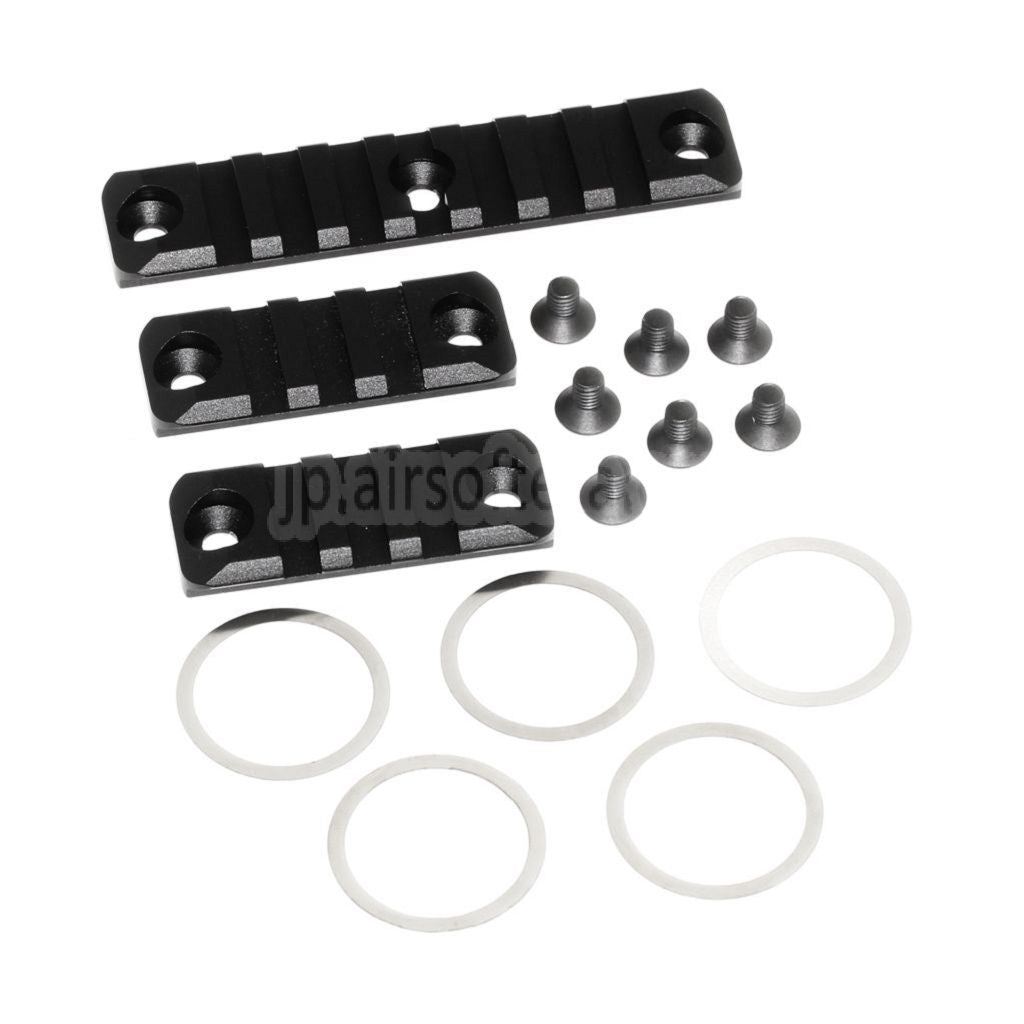 5KU 245mm CNCアルミ SMR タクティカルハンドガードレールシステム VFC Umarex HK416 GBBライフル対応 ブラック