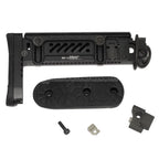 5KU PT-1 Gen2 マルチポジションサイドフォールディングストック CYMA D-Boys LCT GHK AKシリーズ AEG GBBライフル対応 ブラック
